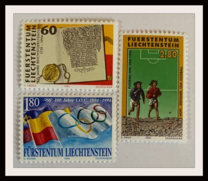 Liechtenstein Scott # 1019-1021 Mint Never Hinged