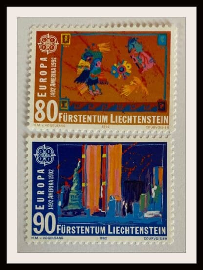 Liechtenstein Scott # 979-980 Mint Never Hinged