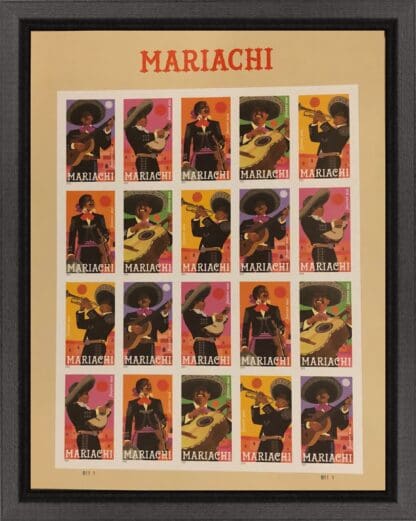 Scott # 5703-5707 Mariachi Mint Never Hinged Sheetlet