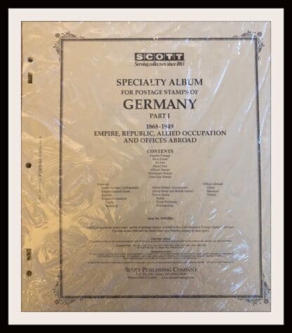 Scott  GERMANY Specialized Pages Part I 1868-1949 (95 PAGES)