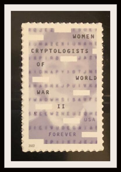 Scott # Woman Cryptologists Mint Never Hinged