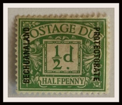 Bechuanaland  Scott # J1 Mint Hinged