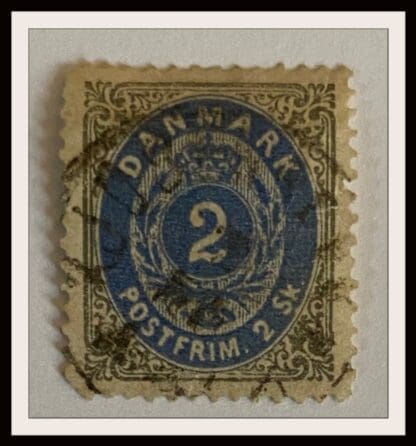 Denmark Scott # 16 Used