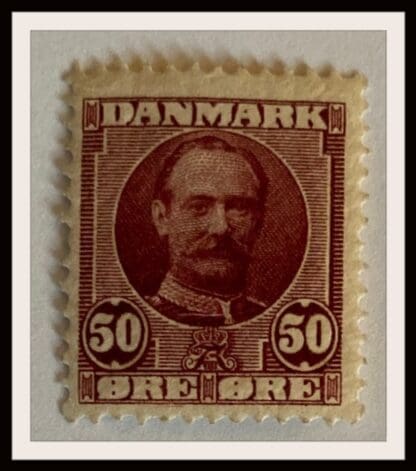 Denmark Scott # 77  Mint Hinged