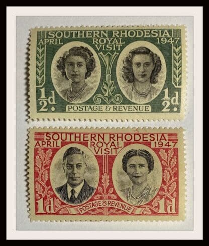 Southern Rhodesia Scott # 65-66 Mint Never Hinged