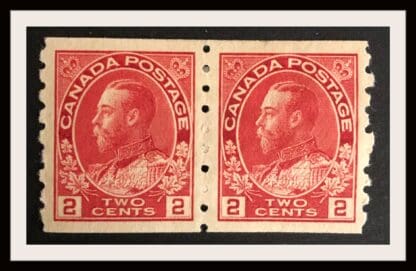 Canada Scott # 127 Mint Hinged Pair