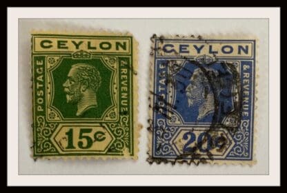 Ceylon Scott # 236-237 Used