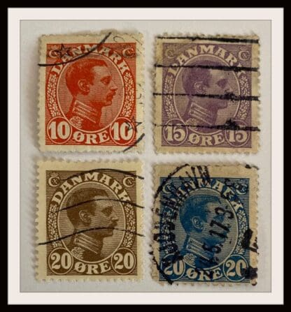 Denmark Scott # 100/102-104 Used