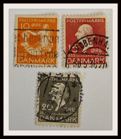 Denmark Scott # 248-250 Used