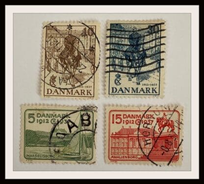 Denmark Scott # 258-261 Used