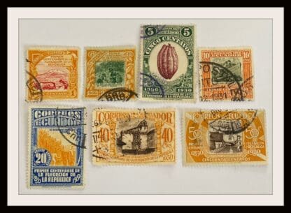 Ecuador Scott # 304-306/308/310-312 Used