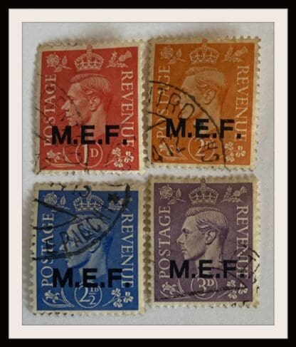 Great Britain MEF Scott # 10-13 Used