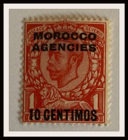 Great Britain Offices in Morocco Scott # 47 Mint Hinged