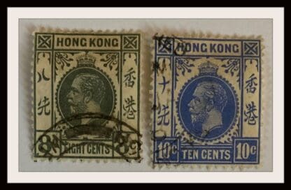 Hong Kong Scott # 113-114 Used