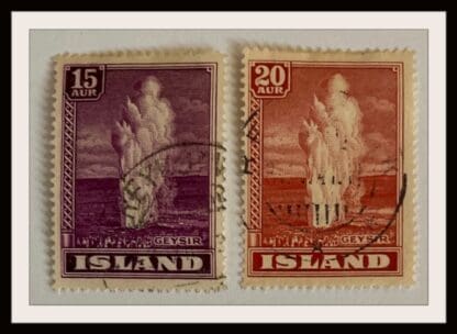 Iceland Scott # 203-204 Used