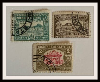 India Charkhari Scott # 28-29/34 Used