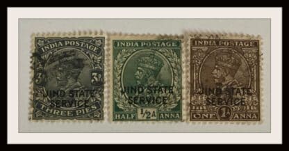 India Jind Scott # O36-O37/O39 Used