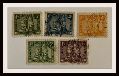 Indo China Scott # 151-152/153A-154A Used