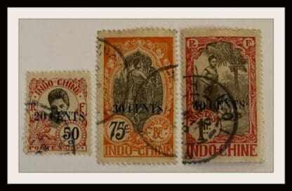 Indo China Scott # 77-79 Used