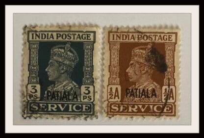 India Patiala Scott # O63-O64 Used