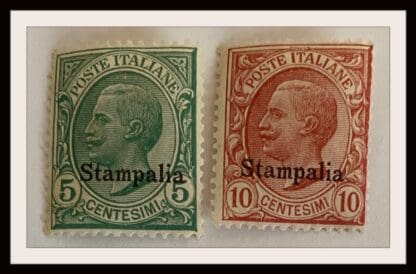 Italy Stampalia Scott # 2-3 Mint Hinged