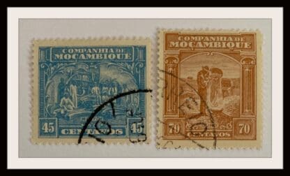 Mozambique Company Scott # 162-163 Used