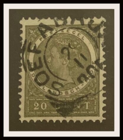 Netherlands Indies Scott # 53 Used