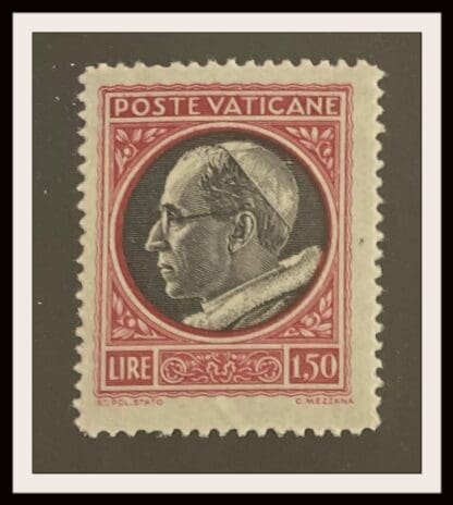 Vatican Scott # 95 Mint Hinged