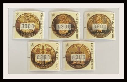 Vatican Scott # Metered Postage Mint Never Hinged