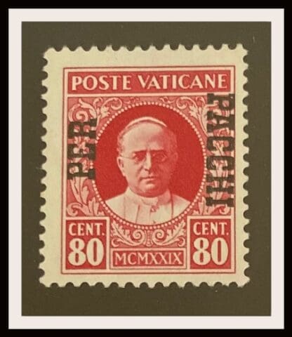 Vatican Scott # Q8 Mint Never Hinged