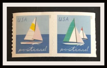 Scott # 2023 Sailboat Mint Never Hinged Coil Pair