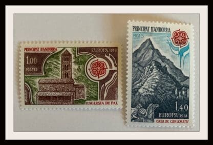 Andorra France Scott # 262-263 Mint Never Hinged (Europa)