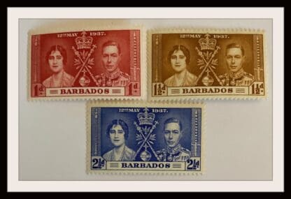 Barbados Scott # 190-192 Mint Hinged