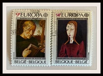 Belgium Scott # 1052-1053 Used (Europa)