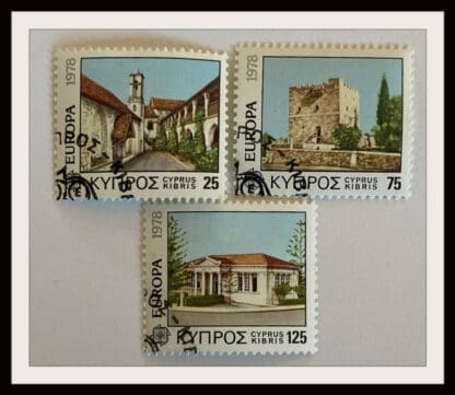 Cyprus Scott #495-497 Used (Europa)