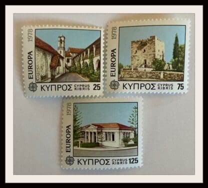 Cyprus Scott #495-497 Mint Never Hinged (Europa)