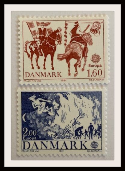 Denmark Scott #680-681 Mint Never Hinged (Europa)