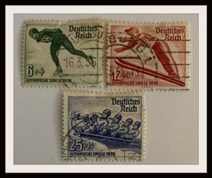 Germany  Scott # B79-B81 Used