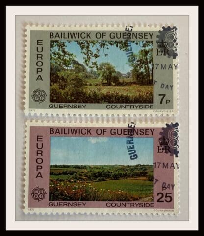 Guernsey Scott # 147-148 Used (Europa)