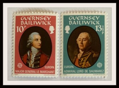 Guernsey Scott # 207-208 Mint Never Hinged (Europa)