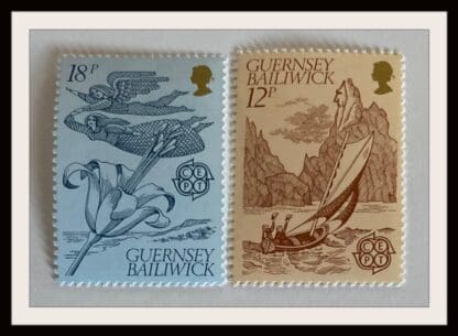 Guernsey Scott # 207-208 Mint Never Hinged (Europa)