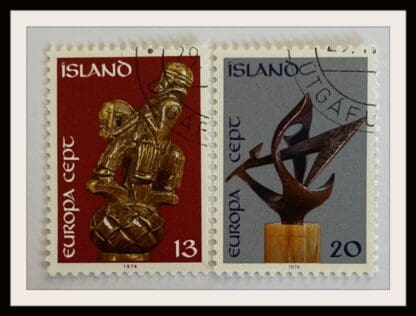 Iceland Scott # 472-473 Used (Europa)