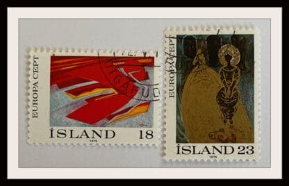 Iceland Scott # 478-479 Used (Europa)