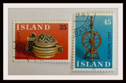 Iceland Scott # 490-491 Used (Europa)