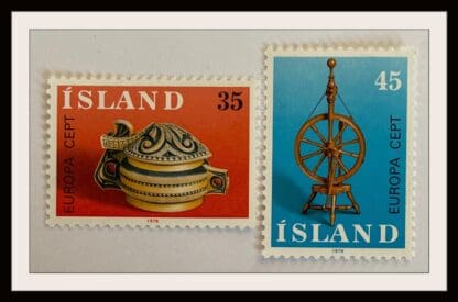 Iceland Scott # 490-491 Mint Never Hinged (Europa)