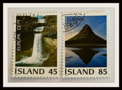 Iceland Scott # 498-499 Used (Europa)