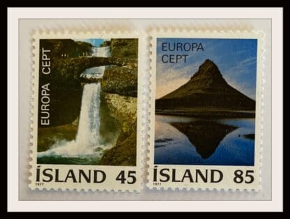 Iceland Scott # 498-499 Mint Never Hinged (Europa)