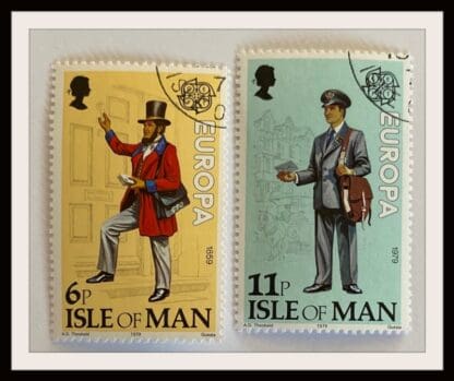 Isle of Man Scott # 152-153 Used (Europa)