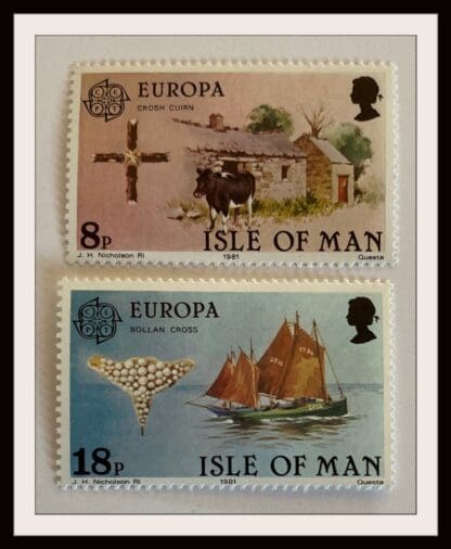 Isle of Man Scott # 191-192 Mint Never Hinged (Europa)