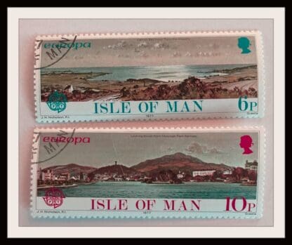 Isle of Man Scott # 99-100 Used (Europa)